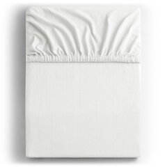 DecoKing jersey Amber White простынь с резинкой, 90x200 см цена и информация | Простыни | pigu.lt