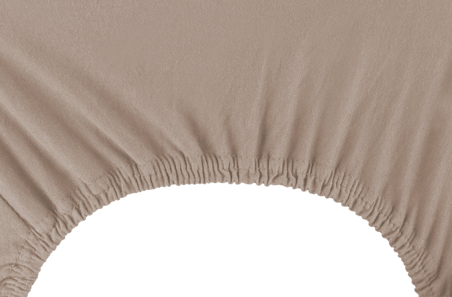 DecoKing jersey Amber Cappuccino paklodė su guma čiužiniui, 140x200 cm цена и информация | Paklodės | pigu.lt