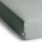 DecoKing jersey Amber Steel paklodė su guma čiužiniui, 180x200 arba 200x200 cm цена и информация | Paklodės | pigu.lt