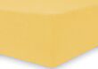 DecoKing jersey Amber Orange paklodė su guma čiužiniui, 200x200 cm цена и информация | Paklodės | pigu.lt