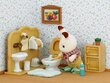 Triušiukas ir vonios baldai Sylvanian Families цена и информация | Žaislai mergaitėms | pigu.lt