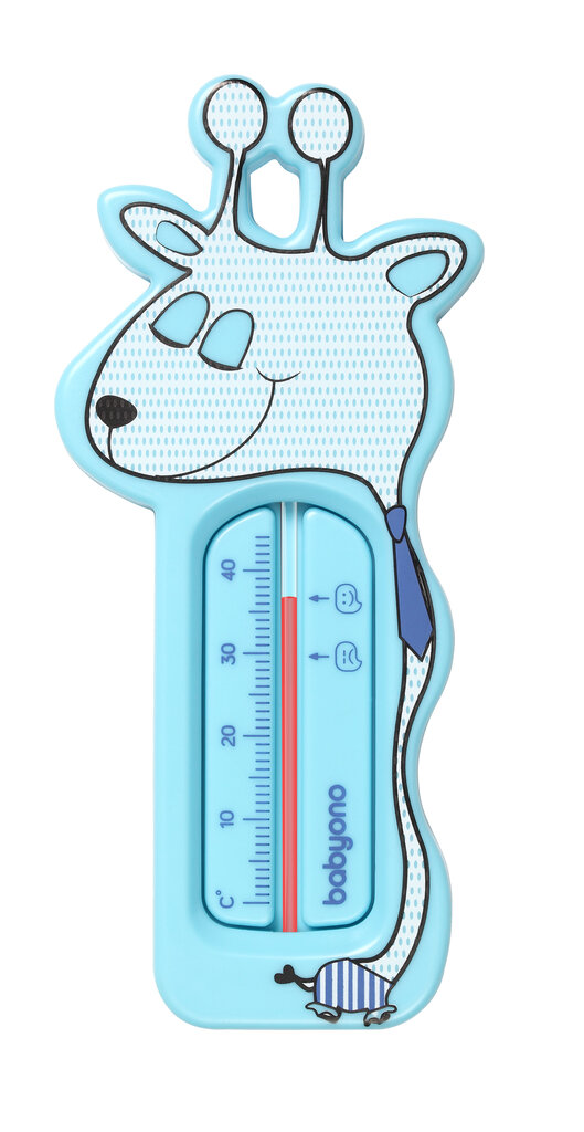 Termometras voniai žirafa 775/01, mėlynas, BabyOno kaina ir informacija | Maudynių priemonės | pigu.lt