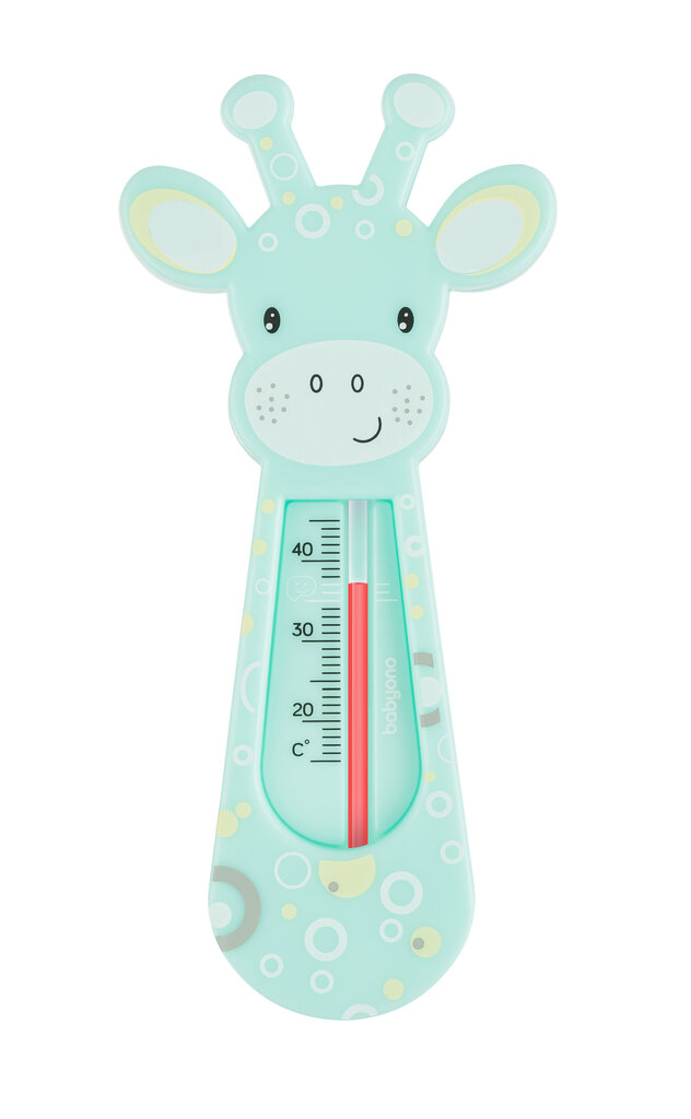 Termometras voniai žirafa 776/01, mėtinis, BabyOno kaina ir informacija | Maudynių priemonės | pigu.lt