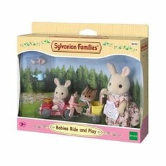 Figūrėlių rinkinys Sylvanian Families Babies Ride and Play kaina ir informacija | Žaislai mergaitėms | pigu.lt