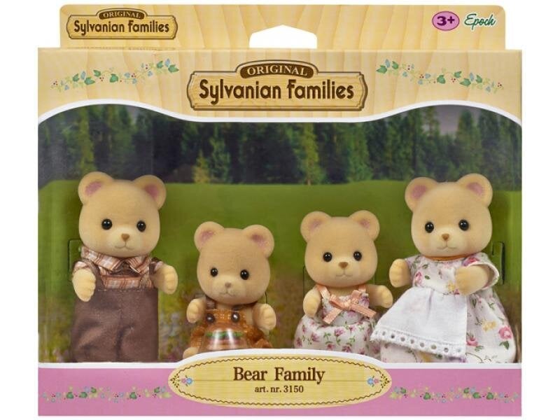 Meškiukų šeimynėlė Sylvanian Families kaina ir informacija | Žaislai mergaitėms | pigu.lt