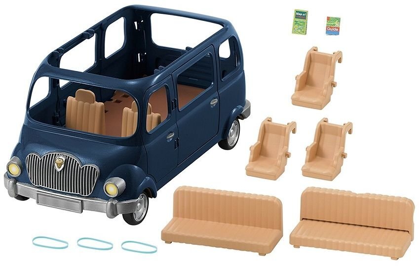 Šeimyninis mikroautobusas figūrėlėms Sylvanian Families 2003 kaina ir informacija | Žaislai mergaitėms | pigu.lt