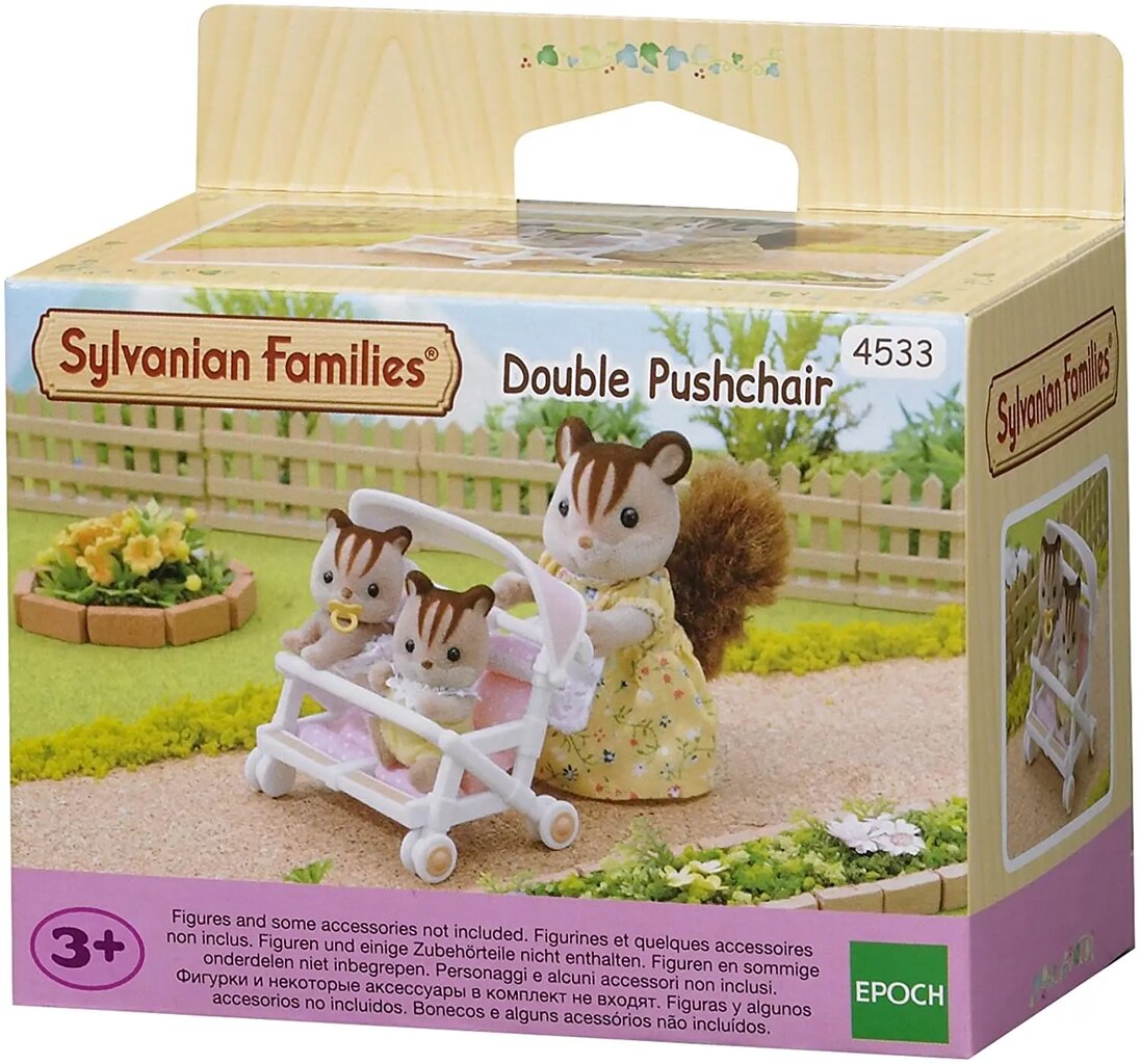 Dvigubas vežimėlis Sylvanian Families цена и информация | Žaislai berniukams | pigu.lt