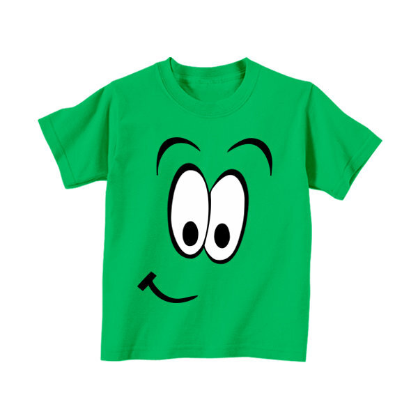 Vaikiški marškinėliai "Linksmas veidukas" kaina ir informacija | Originalūs marškinėliai | pigu.lt