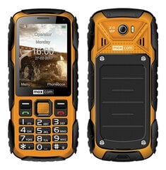 MaxCom MM920, (LV, RUS, ENG) Желтый цена и информация | Мобильные телефоны | pigu.lt