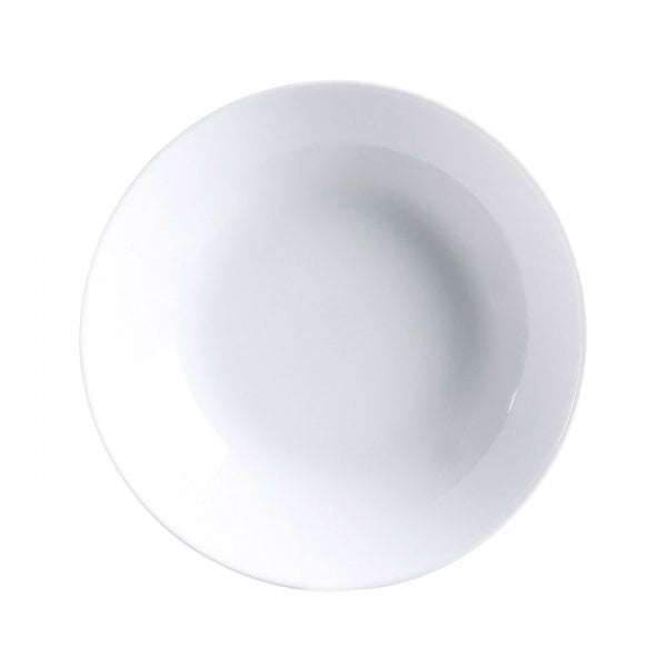 Balta lėkštė sriubai Luminarc Diwali, 20 cm