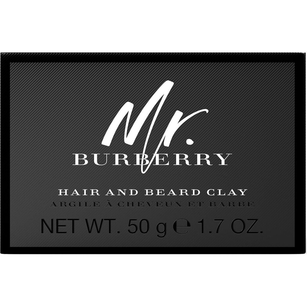 Barzdos priežiūros priemonė Mr. Burberry Hair and Beard Clay, 45 g kaina ir informacija | Parfumuota kosmetika vyrams | pigu.lt