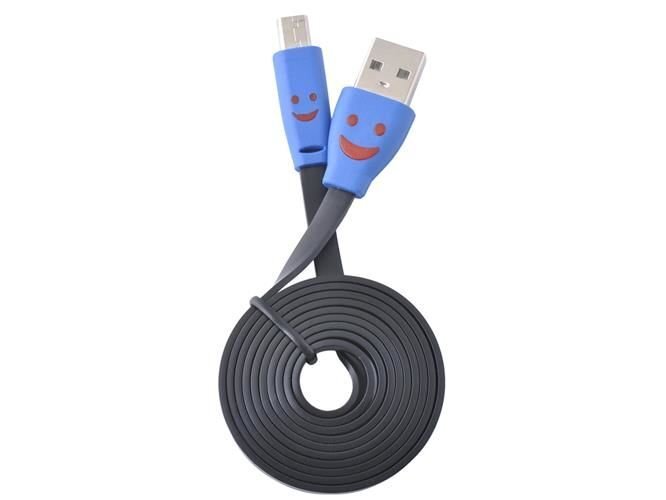 Micro USB - USB "Smile & Love" kaina ir informacija | Laidai telefonams | pigu.lt