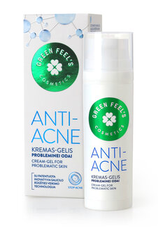 Крем-гель для проблемной кожи от акне Green Feel Anti Acne 150 мл цена и информация | Кремы для лица | pigu.lt