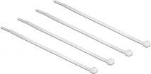 Delock Cable ties transparent L 100 x W 2.5 mm 100 pieces (18605) kaina ir informacija | Komponentų priedai | pigu.lt