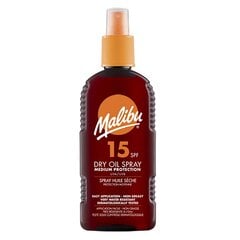 Apsauginis įdegio aliejus Malibu SPF 15 200 ml kaina ir informacija | Kremai nuo saulės | pigu.lt