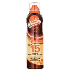 Purškiamas apsauginis aliejus nuo saulės Malibu SPF 15 175 ml kaina ir informacija | Kremai nuo saulės | pigu.lt