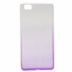 Mocco Gradient Back Case Silicone Case With gradient Color For Samsung A320 Galaxy A3 (2017) Transparent - Purple kaina ir informacija | Telefono dėklai | pigu.lt
