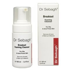 Очищающая пена для лица Dr. Sebagh Breakout 100 мл цена и информация | Средства для очищения лица | pigu.lt