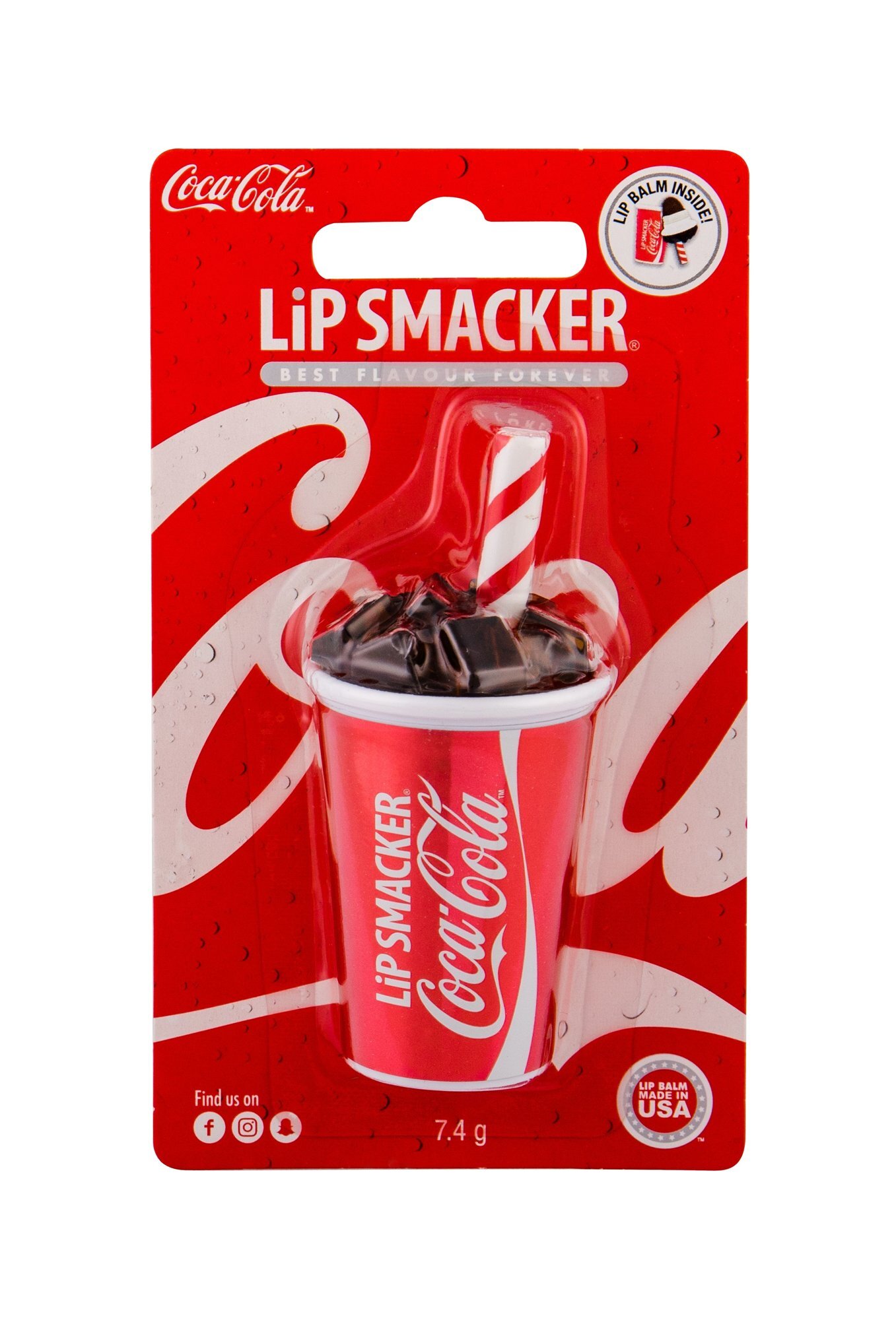Aromatizuotas lūpų balzamas Lip Smacker Coca-Cola Classic 7.4 g