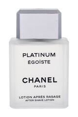 Лосьон после бритья для мужчин Chanel Platinum Egoiste 100 мл цена и информация | Мужская парфюмированная косметика | pigu.lt