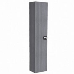 Высокий шкаф-пенал для ванной комнаты Kolo Twins 180 см, серый цена и информация | Шкафчики для ванной | pigu.lt