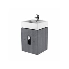 Шкафчик для ванной с раковиной Kolo Twins 50, серый цена и информация | Шкафчики для ванной | pigu.lt