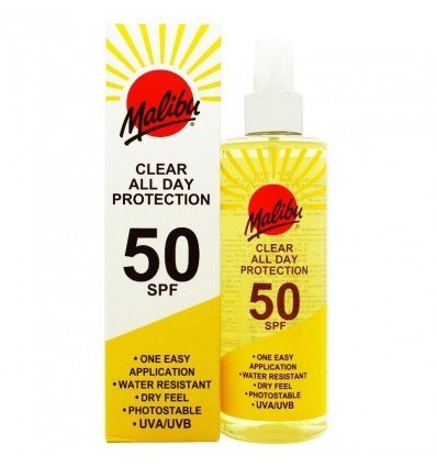 Apsauginis purškiklis nuo saulės Malibu SPF 50 250 ml цена и информация | Kremai nuo saulės | pigu.lt