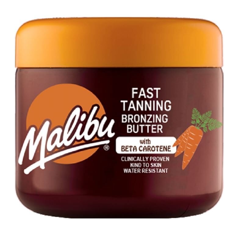 Įdegį skatinantis kūno sviestas Malibu Fast Tanning Bronzing Butter 300 ml цена и информация | Kremai nuo saulės | pigu.lt