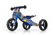 Balansinis triratukas/dviratukas Milly Mally Jake Blue Cars, mėlynas kaina ir informacija | Balansiniai dviratukai | pigu.lt