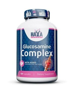 Maisto papildas Haya Labs Glucosamine Complex 120 kapsulių kaina ir informacija | Papildai ir preparatai sąnariams | pigu.lt