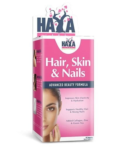 Maisto papildas Haya Labs Hair, Skin, and Nails 60 kaps. kaina ir informacija | Vitaminai | pigu.lt