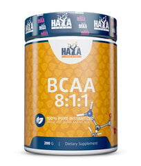 Haya Labs Sports BCAA 8:1:1 200 g. kaina ir informacija | Aminorūgštys | pigu.lt