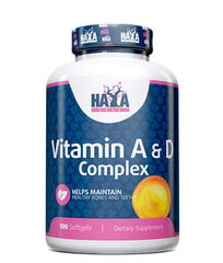 Пищевая добавка Haya Labs Vitamin A & D Complex 100 капсул цена и информация | Витамины | pigu.lt