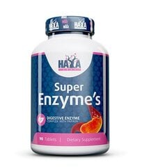 Пищевая добавка Haya Labs Super Enzyme Complex, 90 таблеток, MP-895/17 цена и информация | Другие пищевые добавки и препараты | pigu.lt
