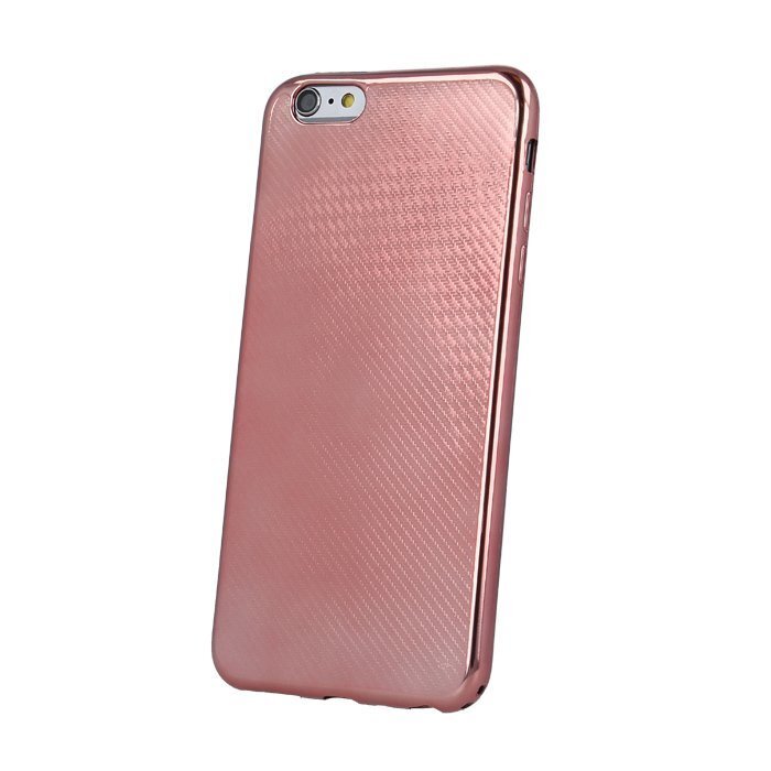 Mocco Carbon Premium Series Back Case Silicone For Samsung Samsung G955 Galaxy S8 Plus Rose kaina ir informacija | Telefono dėklai | pigu.lt