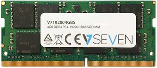 V7 DDR4 SODIMM 4GB 2400MHz CL17 (V7192004GBS) цена и информация | Оперативная память (RAM) | pigu.lt