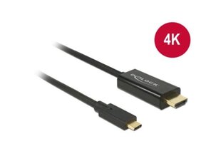Delock 85258, USB-C/HDMI, 1 m kaina ir informacija | Kabeliai ir laidai | pigu.lt