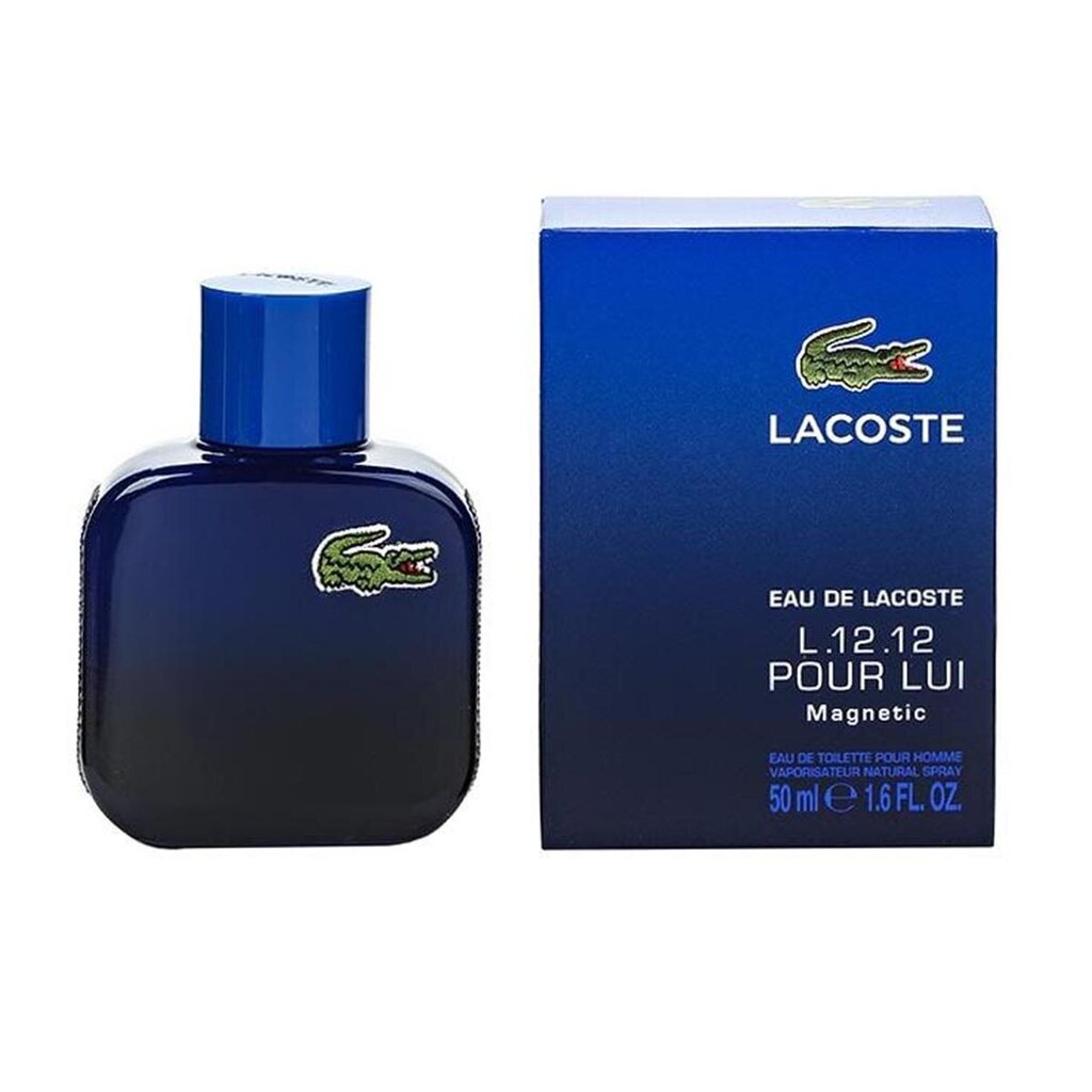 Tualetinis vanduo Lacoste Eau de Lacoste L.12.12 Magnetic EDT vyrams 50 ml kaina ir informacija | Kvepalai vyrams | pigu.lt