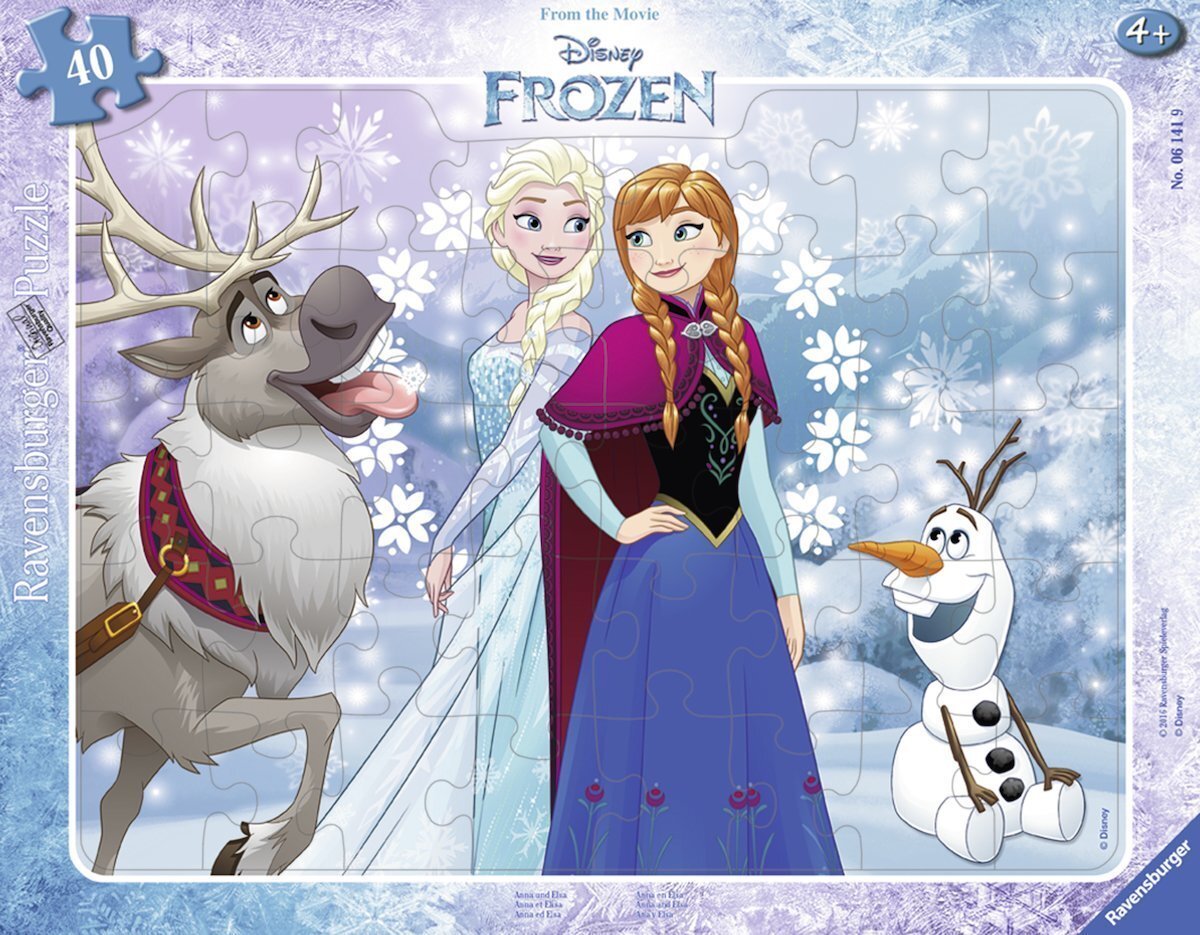 Dėlionė Ravensburger, Frozen (Ledo šalis), 61419, 40 d. цена и информация | Dėlionės (puzzle) | pigu.lt