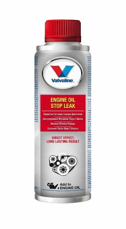 Hermetikas varikliui ENGINE OIL STOP LEAK 300ml, Valvoline kaina ir informacija | Autochemija | pigu.lt