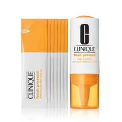 Эмульсия для укрепления кожи Clinique Fresh Pressed Daily Booster With Pure Vitamin C 10% 4x8.5 мл цена и информация | Сыворотки для лица, масла | pigu.lt