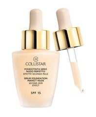 Skystas makiažo pagrindas Collistar Second Skin Effect SPF15 30 ml, 0 Cameo kaina ir informacija | Makiažo pagrindai, pudros | pigu.lt