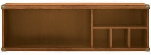 Полка Indiana JPOL120,коричневый цена и информация | Black Red White Мебель и домашний интерьер | pigu.lt