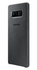 Чехол-крышка Samsung Etui Alcantara для Samsung Galaxy Note 8, Серый цена и информация | Чехлы для телефонов | pigu.lt