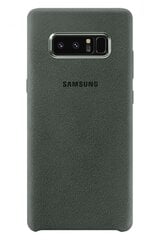 Чехол-крышка Samsung Etui Alcantara для Samsung Galaxy Note 8, Хаки цена и информация | Чехлы для телефонов | pigu.lt