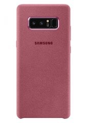 Чехол Samsung из алькантары EF-XN950AP для Note 8, розовый цена и информация | Чехлы для телефонов | pigu.lt
