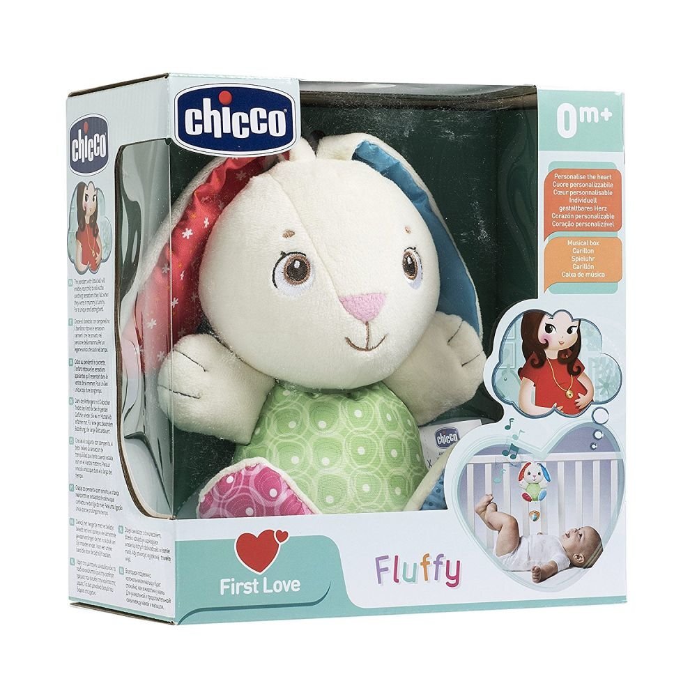 Grojantis pakabinamas žaislas Chicco Fluffy kaina ir informacija | Žaislai kūdikiams | pigu.lt