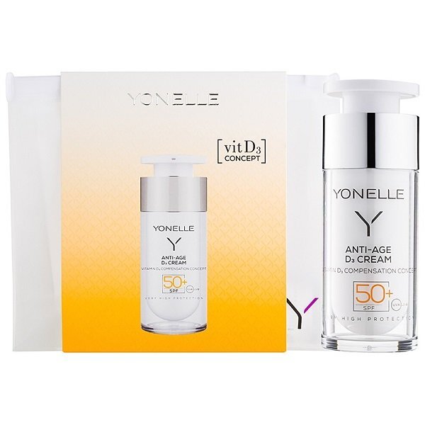 Veido kremas nuo raukšlių Yonelle Anti-Age D3 SPF50+ 30 ml kaina ir informacija | Veido kremai | pigu.lt