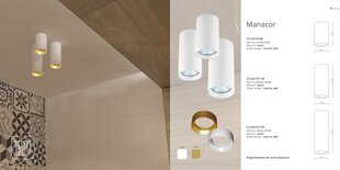 Light Prestige šviestuvas Manacor 13 cm black kaina ir informacija | Lubiniai šviestuvai | pigu.lt