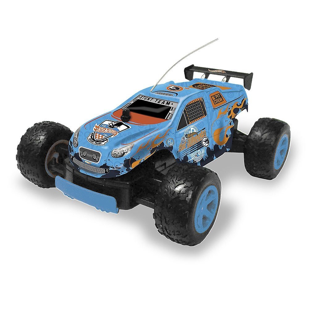 Nuotoliniu būdu valdomas automobilis Hot Wheels Rock Monster RC, 1:24, 3 m.+ kaina ir informacija | Žaislai berniukams | pigu.lt